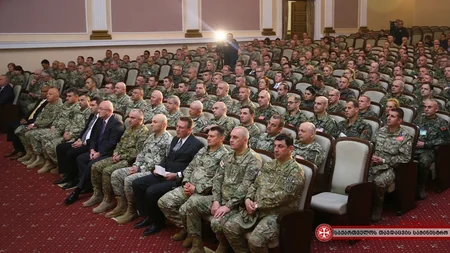 Azerbaijani servicemen participate in international logistics training in Georgia