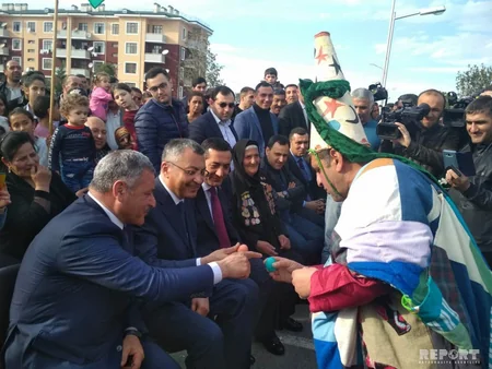 Tərtərdə məcburi köçkün şəhərciyində Novruz şənliyi keçirilib