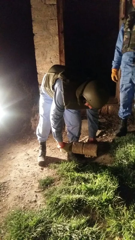 Sumqayıtda 3 ədəd partlamış top mərmisi aşkarlanıb - FOTO