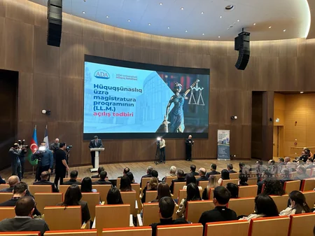 ADA Universitetində hüquqşünaslıq üzrə magistr proqramı təqdim olunub