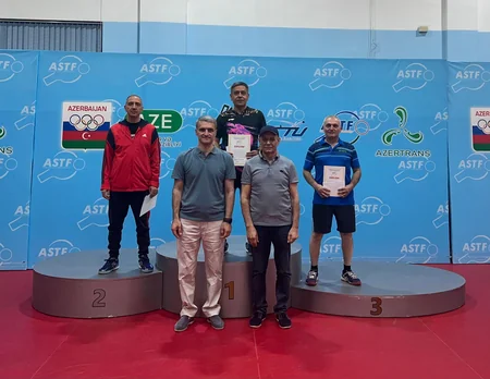 Veteran stolüstü tennisçilər arasında Azərbaycan çempionatının qalibləri müəyyənləşib