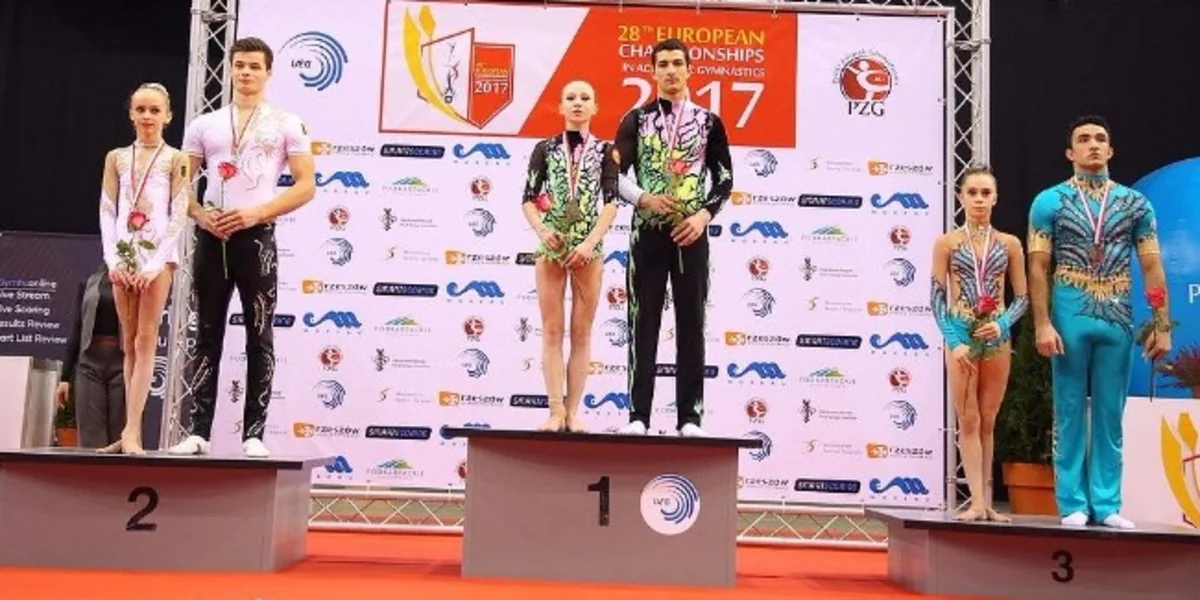 Азербайджанские акробаты завоевали три бронзовые медали на чемпионате Европы