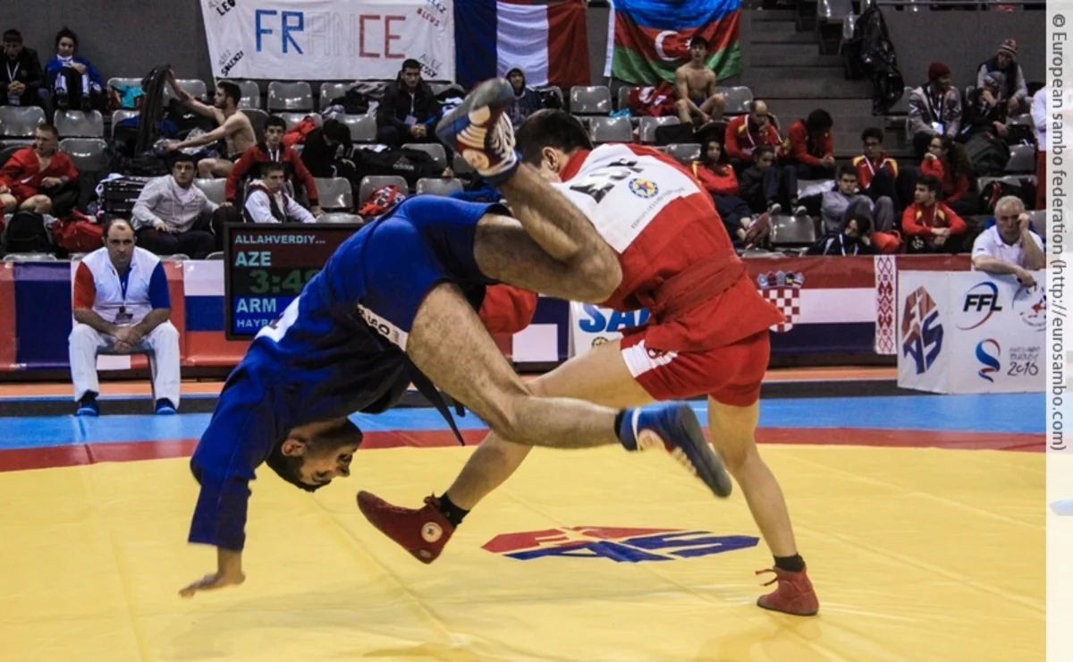 Azərbaycan samboçuları Avropa çempionatında 8 medal qazanıb