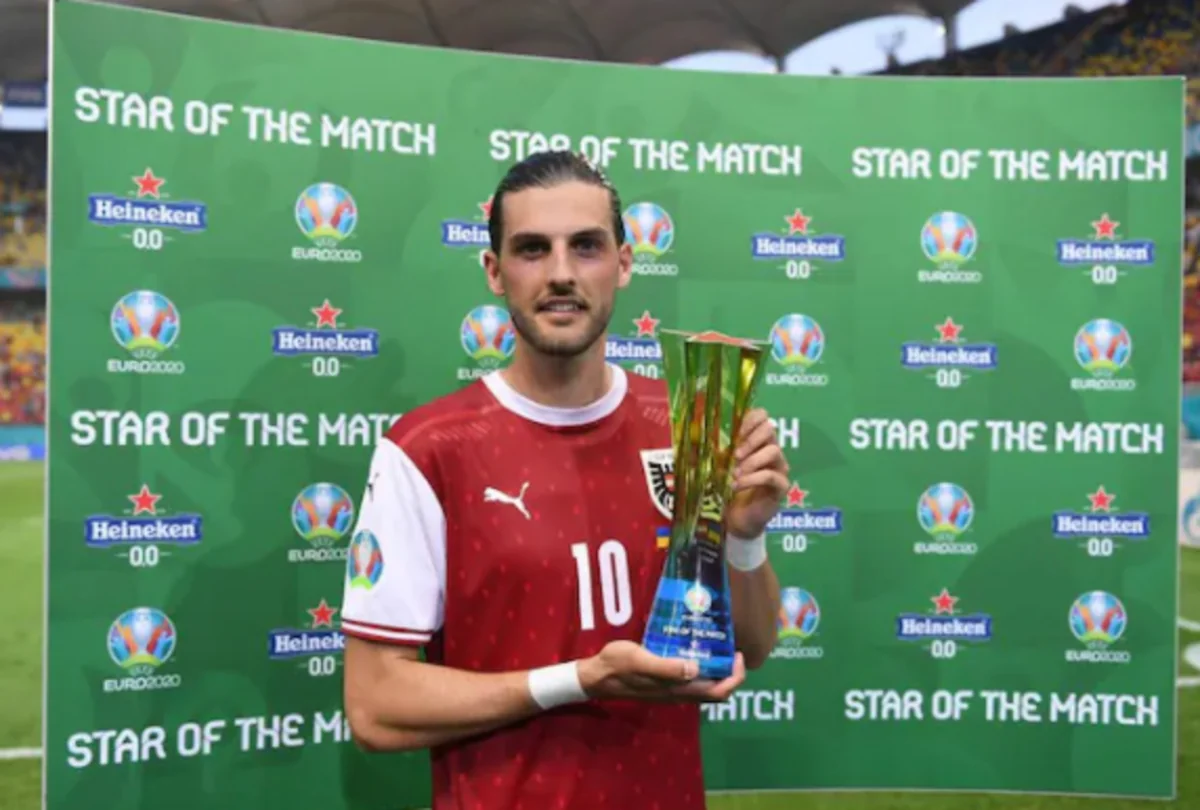 Евро-2020: Назван лучший игрок матча Украина-Австрия