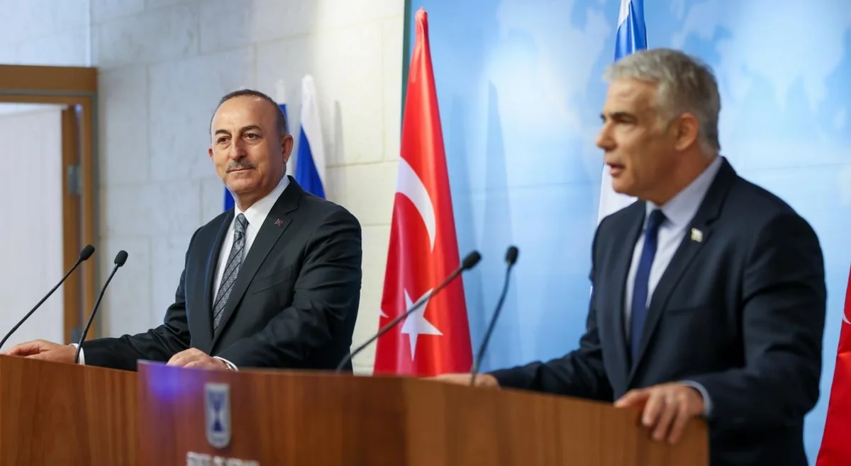 Türkiyə və İsrail XİN başçıları arasında görüş olub