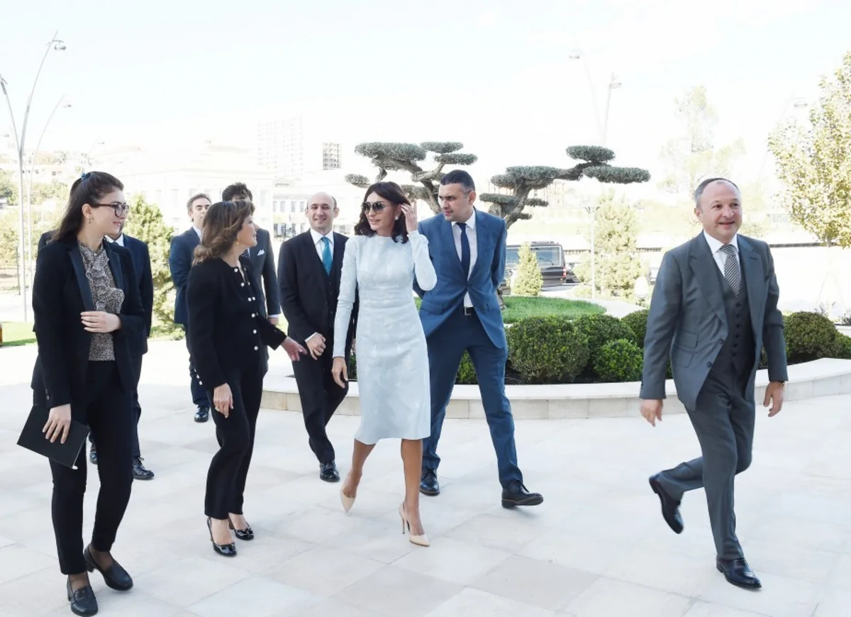 Birinci vitse-prezident Mehriban Əliyeva İtaliya Senatının sədri ilə görüşüb
