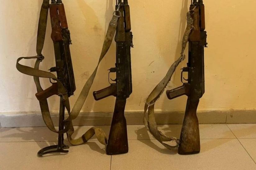 17 automatic firearms, 10 rifles and 11 grenades found in Khankandi