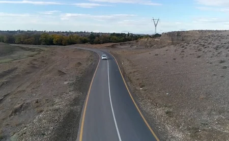 Ağstafada bərpa olunan avtomobil yolu istifadəyə verilib - YENİLƏNİB