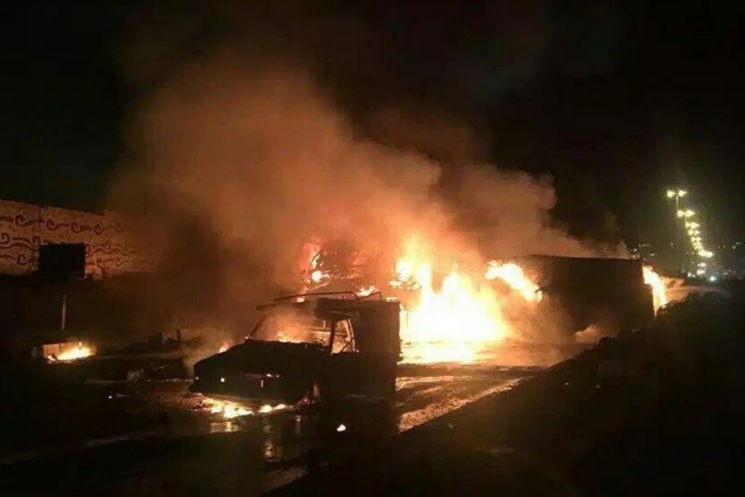 27 человек погибли в Иране в огненном ДТП с пассажирским автобусом - ВИДЕО