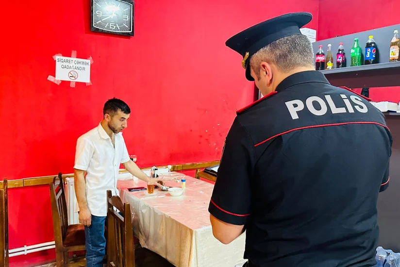 Balakəndə qapalı məkanda siqaret çəkənlər inzibati məsuliyyətə cəlb edilib 