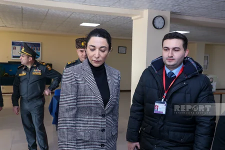 Azerbaijani Ombudsperson observes voting at Azerbaijani army training center