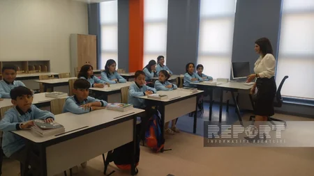 Füzulidə 30 ildən sonra ilk tədris ilinin zəngi çalınıb, nazir mərasimdə iştirak edib - YENİLƏNİB