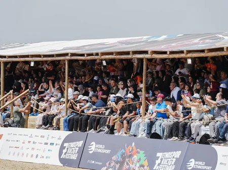 Turkish President watches performance featuring Karabakh horses