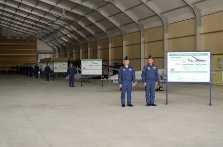 Military attachés visit one of military units