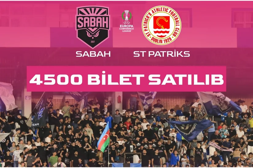 Konfrans Liqası: Sabah - Sent Patriks Atletik matçına indiyədək 4500 bilet satılıb