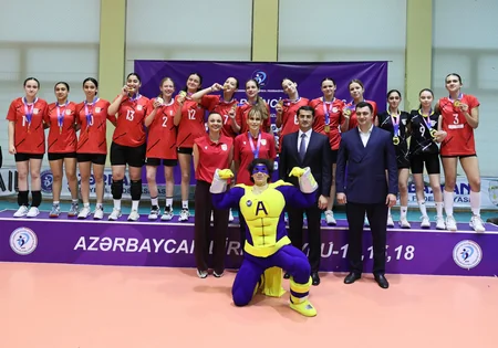 18 yaşadək voleybolçular arasında Azərbaycan çempionatına yekun vurulub