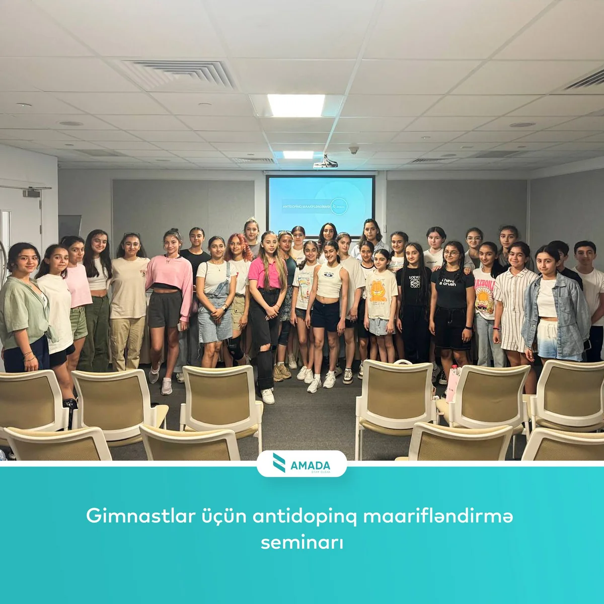 AMADA организовала антидопинговый семинар для гимнасток