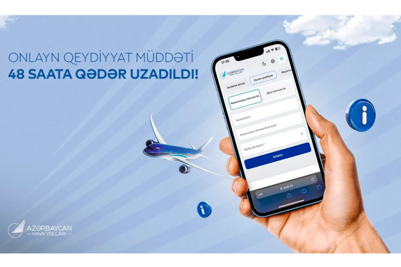 AZAL sərnişinləri üçün onlayn qeydiyyat imkanlarını genişləndirir
