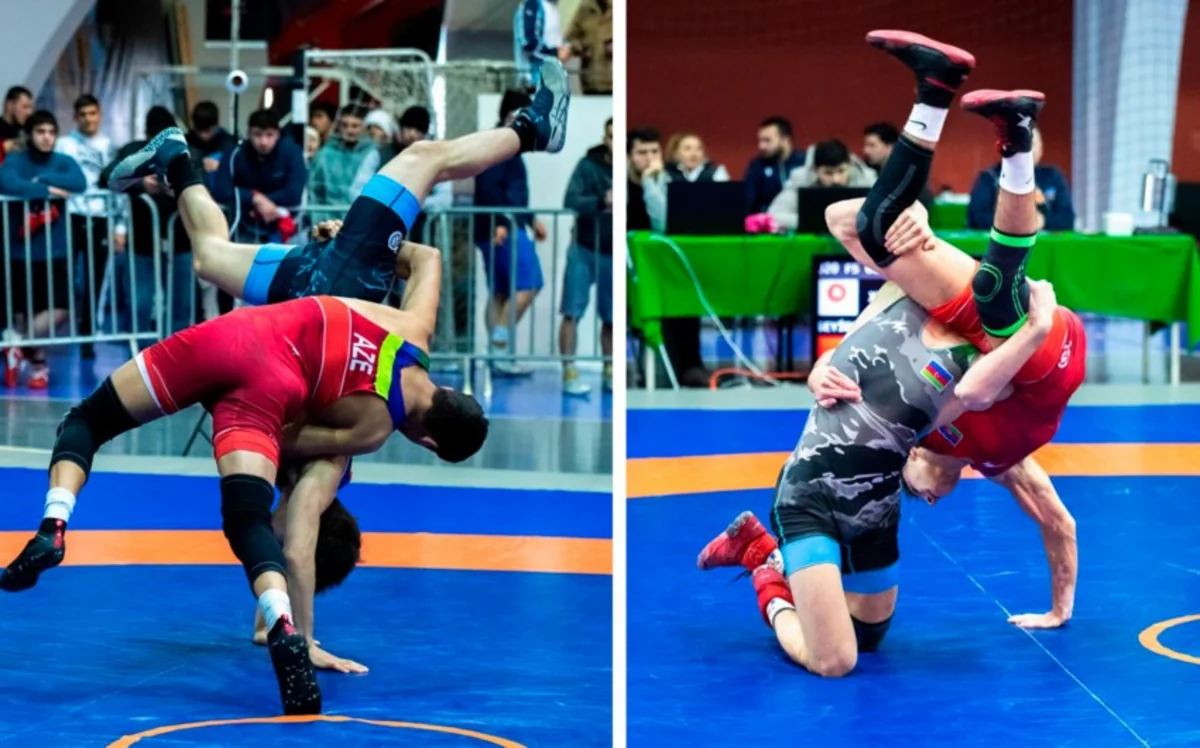 Определились победители третьего дня  чемпионата Азербайджана по борьбе
