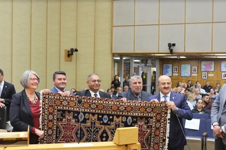 San Dieqoda Azərbaycanın nümayəndə heyətinin şərəfinə xüsusi mərasim keçirilib