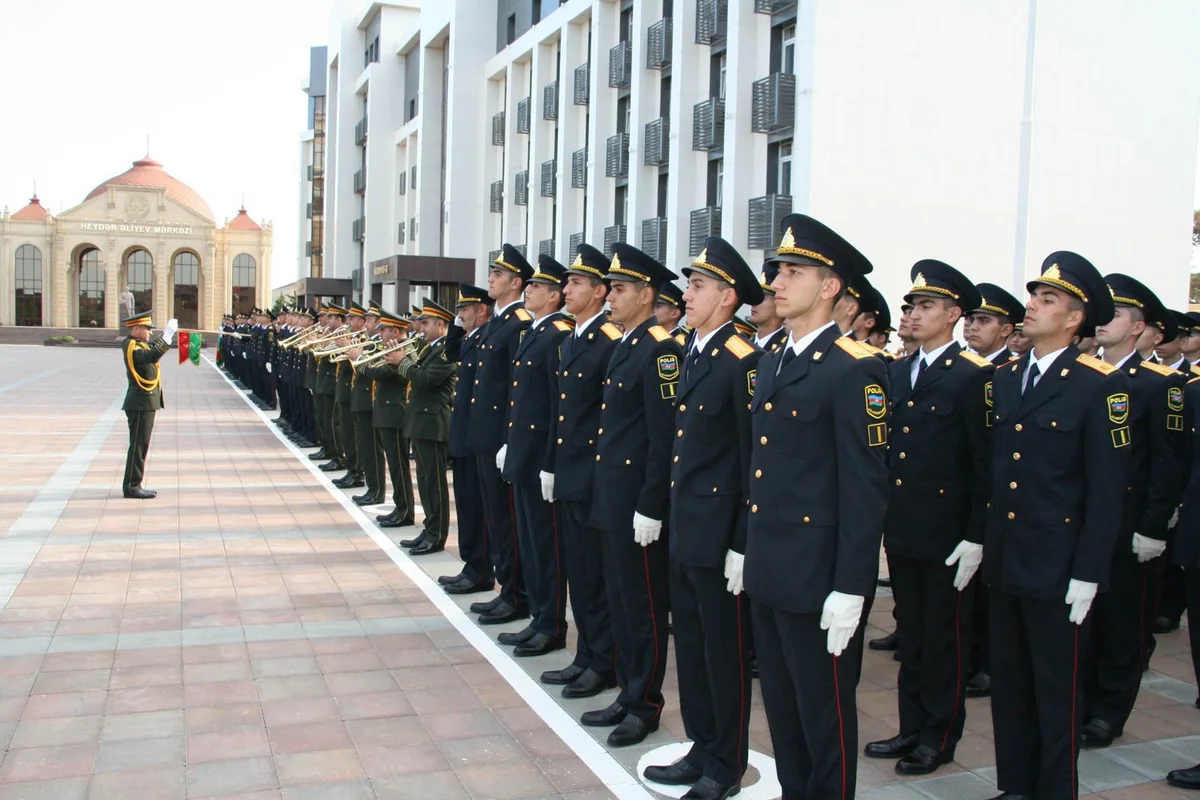 Polis Akademiyasında andiçmə mərasimi keçirilib