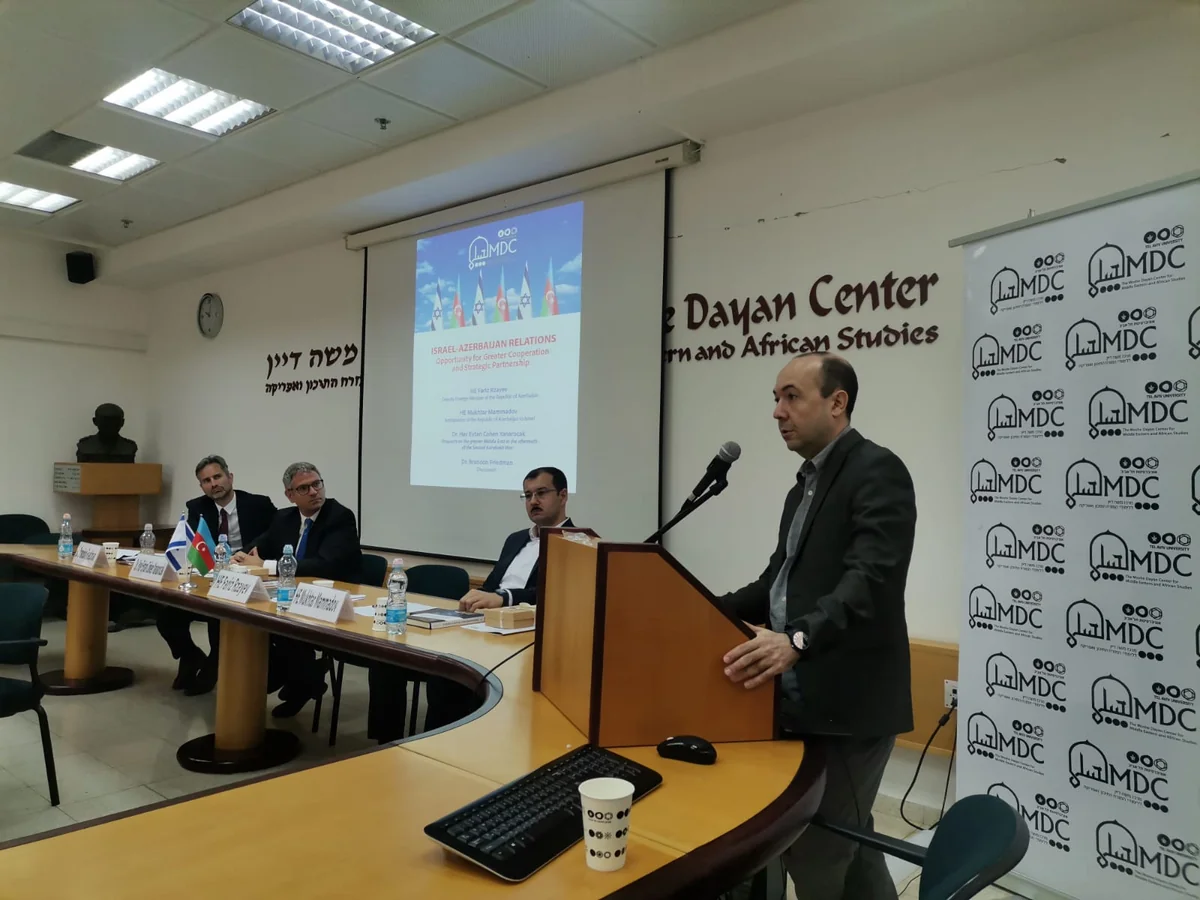 Azerbaijani deputy foreign minister delivers lecture at Tel Aviv University