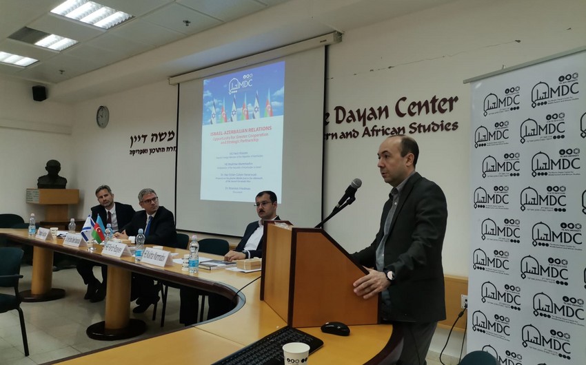Azərbaycan XİN başçısının müavini Təl-Əviv Universitetində mühazirə oxuyub