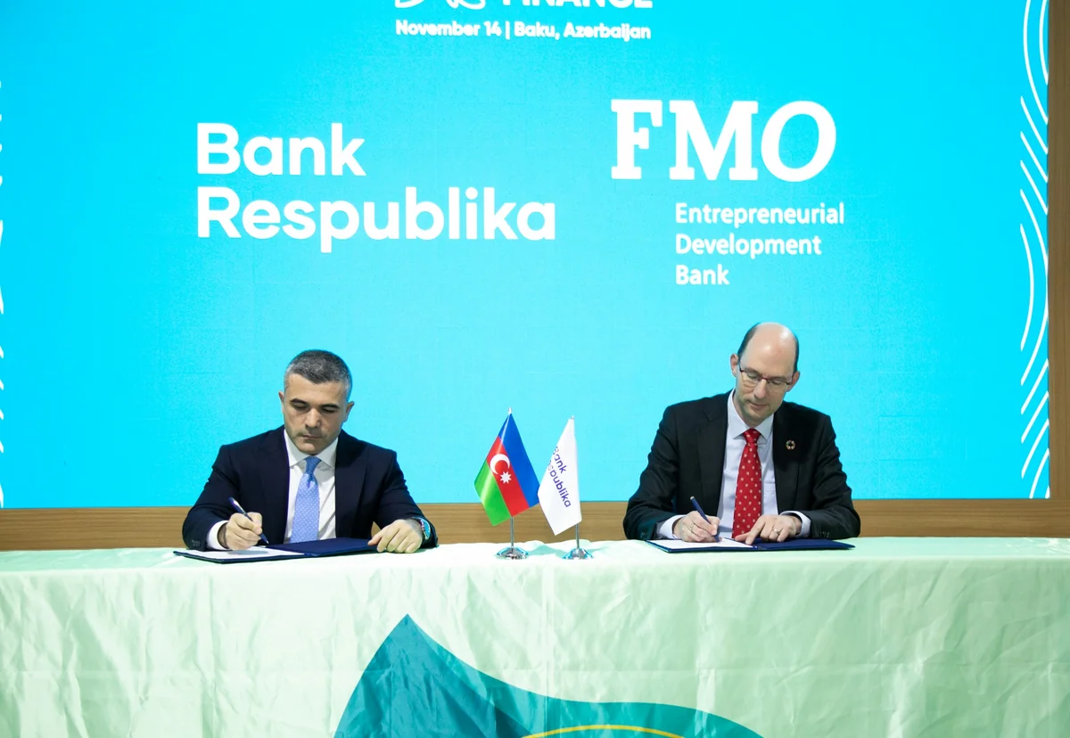 Bank Respublika and FMO Sign Major Loan Agreement at COP29