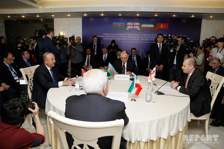 Azerbaijan, Turkey, Iran and Georgia FMs ink Baku statement - UPDATED