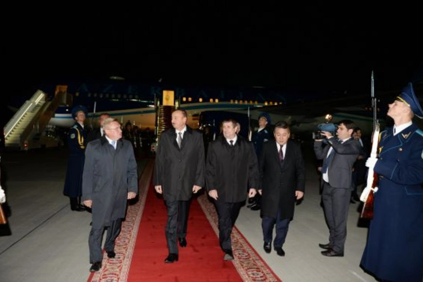 Президент Азербайджана прибыл в Минск для участия в заседании Совета глав государств СНГ