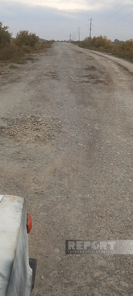 Kürdəmirdə Çərtəyəz kəndinin yolları bərbad vəziyyətə düşüb