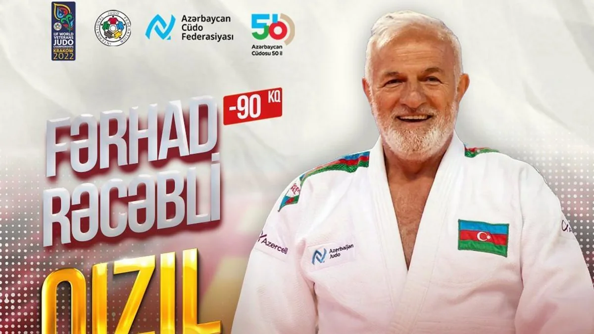 Azərbaycanın veteran cüdoçusu 10-cu dəfə dünya çempionu olub