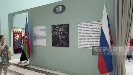 Moskvada azərbaycanlı rəssam Bayram Salamovun sərgisi açılıb