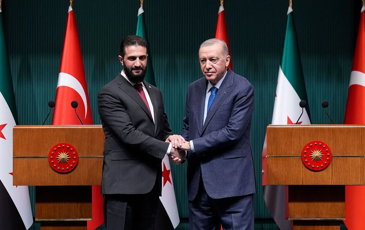 Erdogan and al-Sharaa discuss situation in Syria