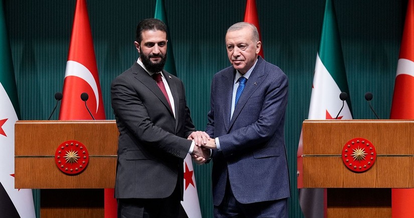 Erdogan and al-Sharaa discuss situation in Syria