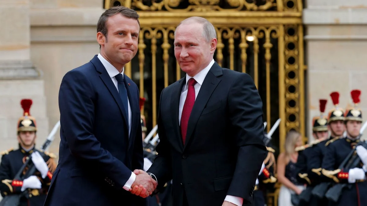 Emmanuel Makron: Putin zəng etsə cavab verərəm, ancaq özüm ona zəng etməyəcəyəm”
