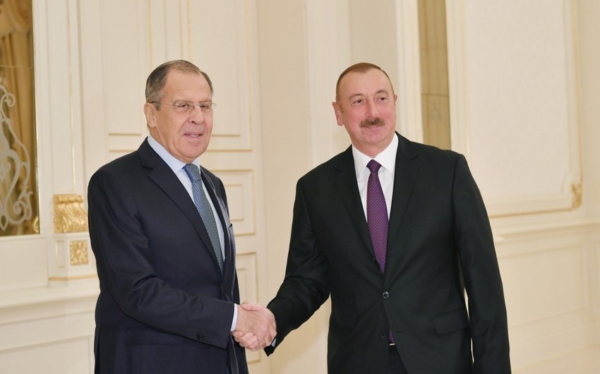 Lavrov: Vladimir Putin İlham Əliyevin strateji tərəfdaşlığımızı irəli aparmağa imkan verən şəxsi münasibətini yüksək qiymətləndirir