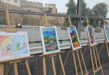 Bakıda metropolitençi övladlarının rəsm sərgisi keçirilir