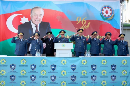 Xidmətə yeni qəbul olunmuş gömrükçülərin andiçmə mərasimi keçirilib