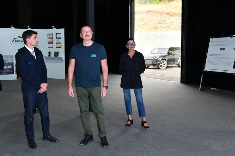 Laçın rayonunda “Hoçazfilm” yaradıcılıq studiyasının çəkiliş pavilyonunun açılışı olub