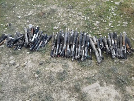 ANAMA Xızıda 98 ədəd partlamamış hərbi sursat tapıb