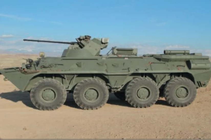 Naxçıvanda ordunun silahlanmasına müasir BTR-82A zirehli transportyorları daxil edilib