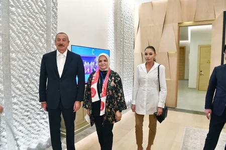 İlham Əliyev və Rəcəb Tayyib Ərdoğan Türkiyə millisinin oyununu izləyib - YENİLƏNİB