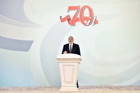 Prezident Sumqayıtın 70 illiyinə həsr olunan tədbirdə iştirak edib - YENİLƏNİB-2
