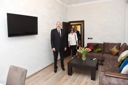President Ilham Aliyev inaugurated Gobu Park residential complex for IDPs in Garadagh district