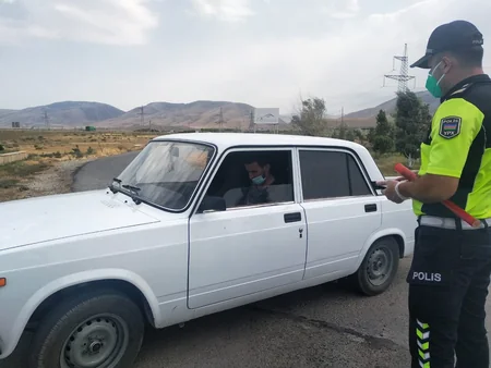 Siyəzəndə polis gücləndirilmiş iş rejimində çalışır