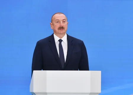 President Ilham Aliyev attends groundbreaking ceremony for “Khizi-Absheron” Wind Power Plant