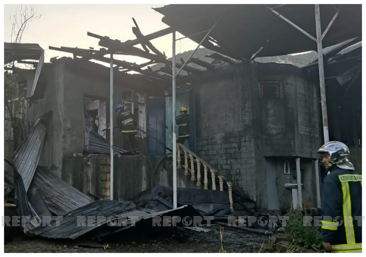 Şəkidə yanğınlar olub