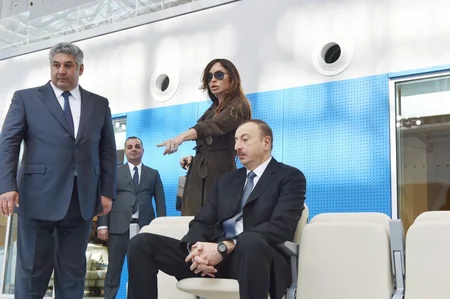 Prezident İlham Əliyev Bakı Su İdmanı Sarayının açılışını edib
