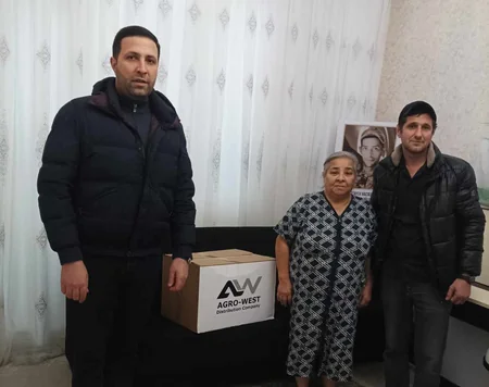 Aqro-Vest DC şəhid ailələrinə bayram sovqatı paylayıb